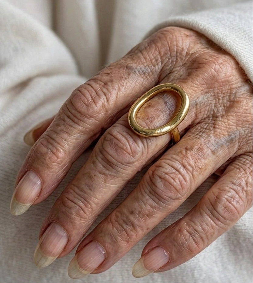 BAGUE ONDA - Contour Doré