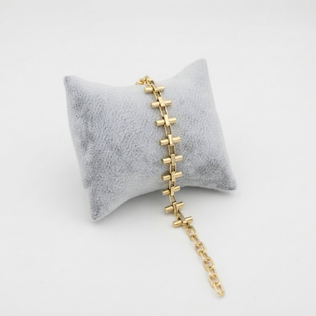 TIFFA - Bracelet Chaîne T Barres - Dupe Tiffany