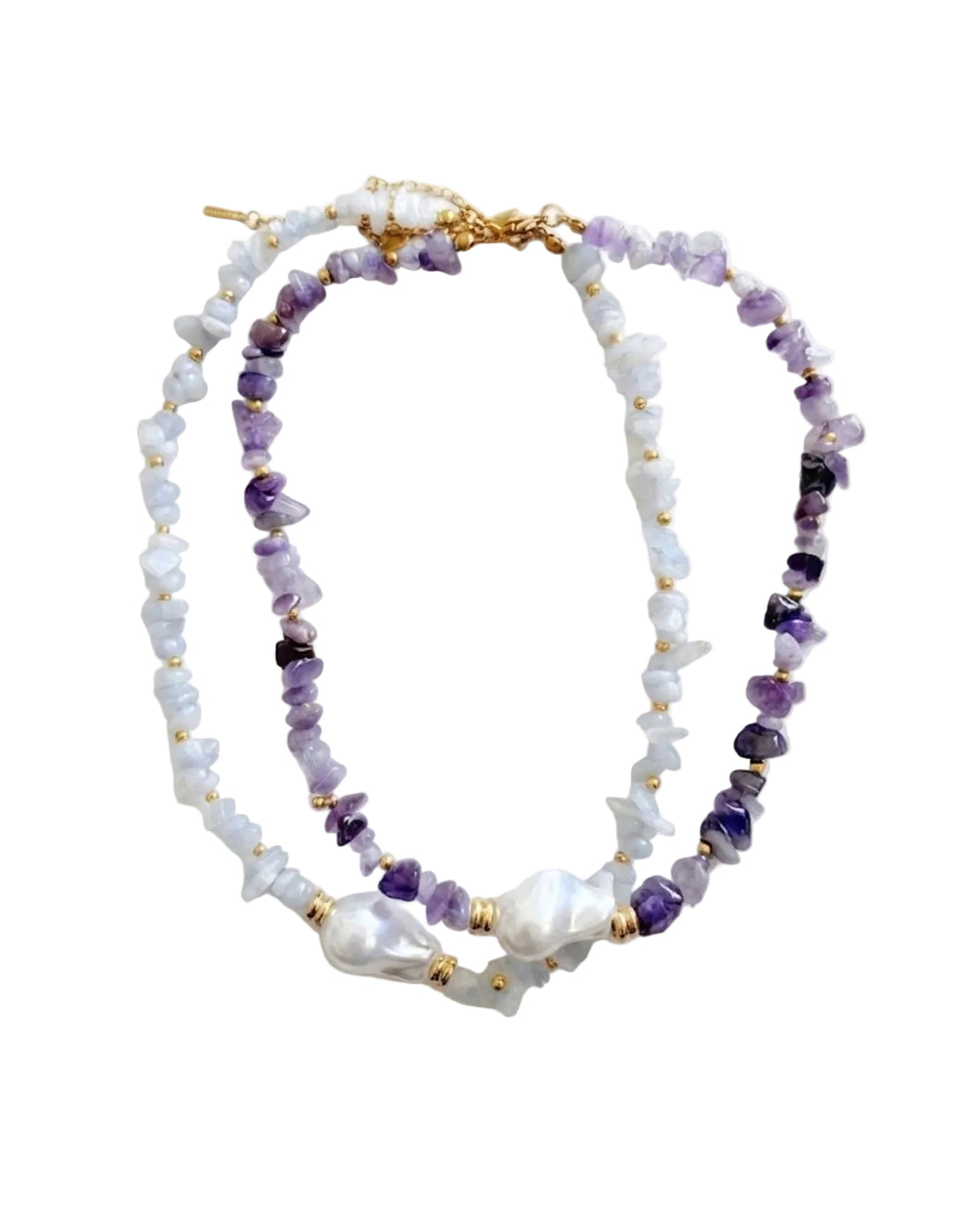 Collier Luna Aqua