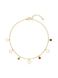 LUCKY CLOVER COLOR ANKLET