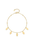KHAMSA ANKLET - La chaîne de pied porte-bonheur