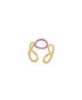 MUSA - Bague Triple Cercle Rose & Doré - Collection Winx