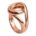 Bague LOOP - Torsadée Chunky Rosé