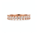 Bague ÉTERNITÉ Marquise - Or Rose Diamants