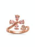 Bague BLOOM - Fleur & Cœur Rosé