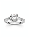 Bague ÉCLAT - Solitaire Pavé Argent